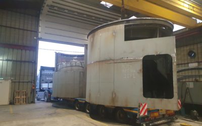 Chaudronnerie_Transport exceptionnel sur traîne basse_ATS-Saint Nazaire