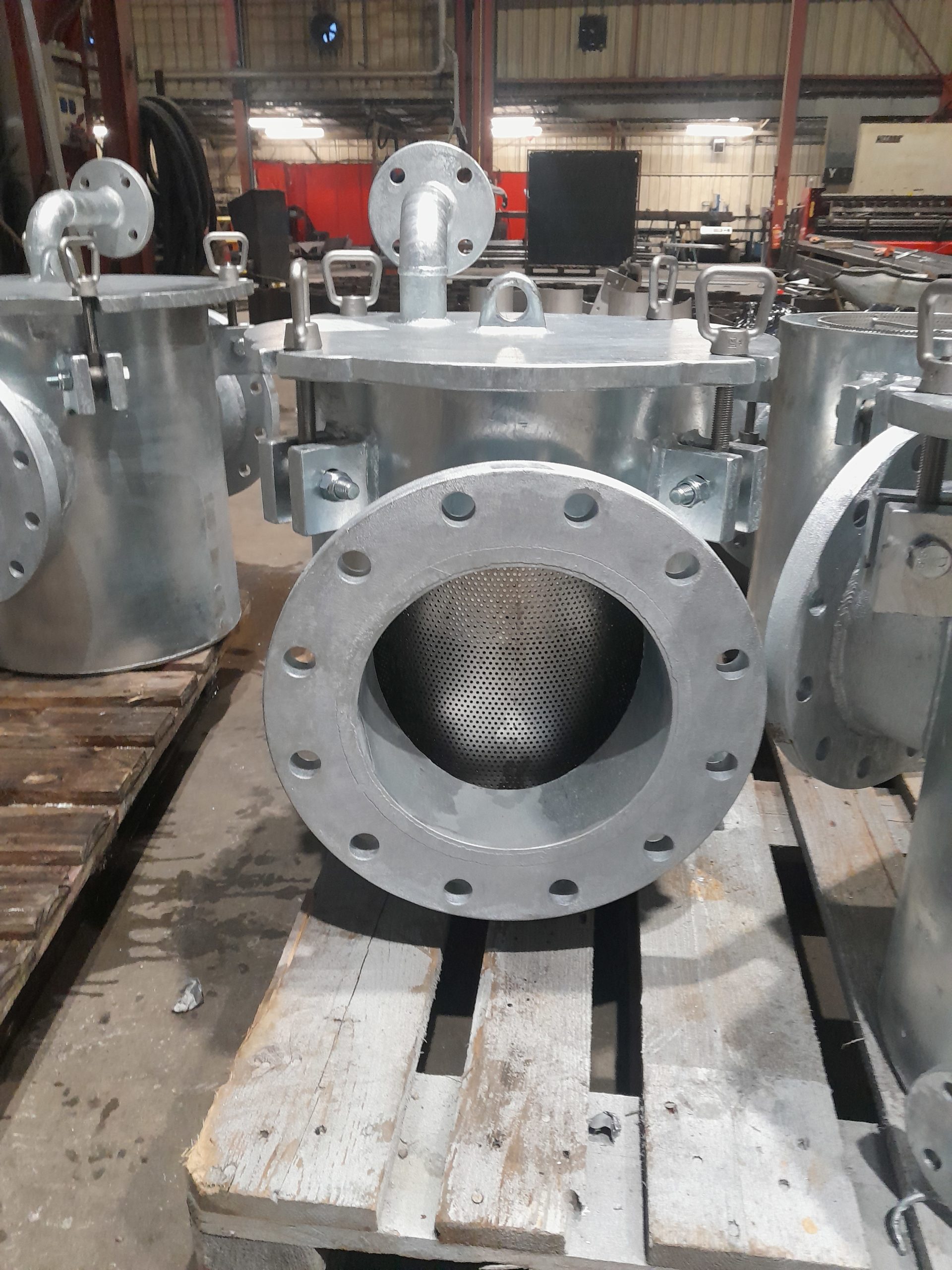 Mecanosoudure_filtre panier galvanisé et assemblé_ATS