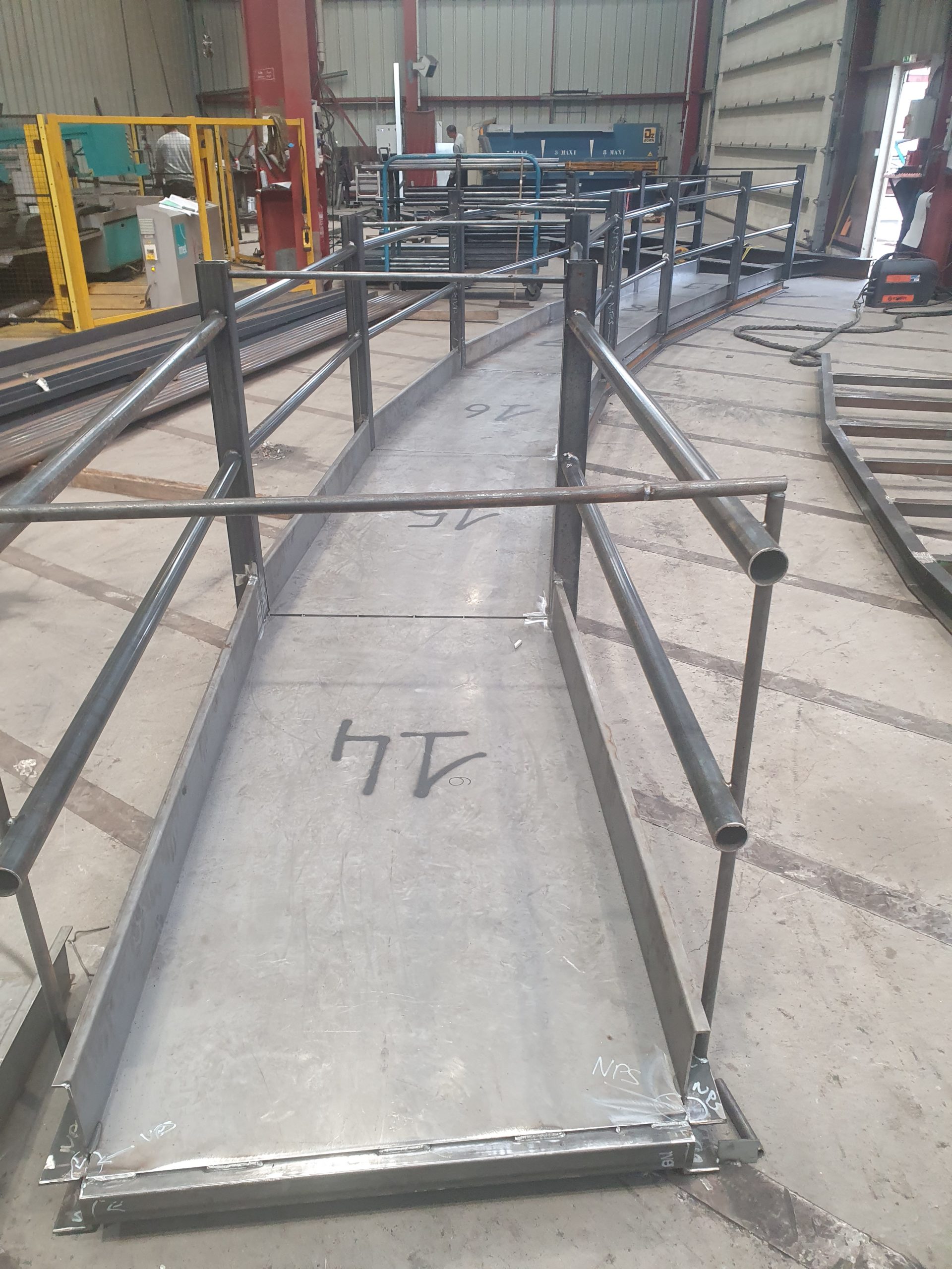 Serrurerie industrielle métallique_Passerelles_ATS_Saint Nazaire