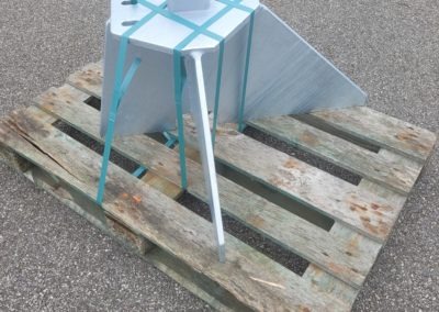 Serrurerie industrielle métallique_Plots galvanisés_ATS_Saint Nazaire