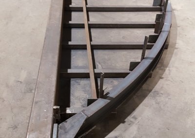 Serrurerie industrielle_Arches support toiture_ATS_Saint Nazaire