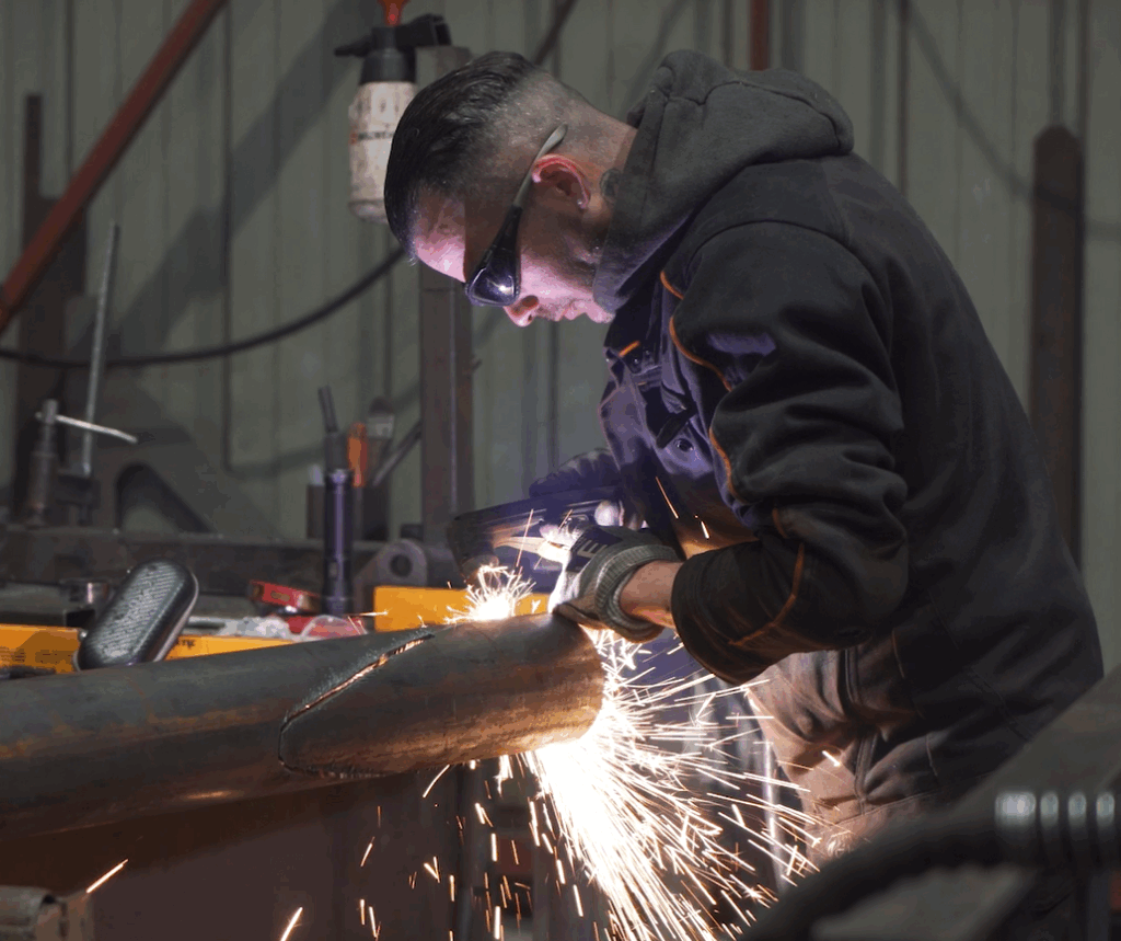 Découpe plasma d'un tube_ATS_Saint Nazaire